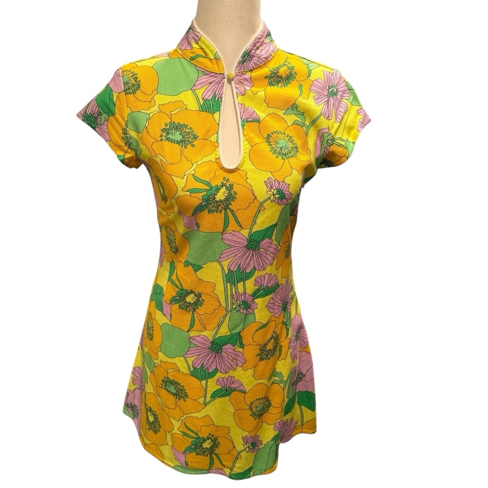 Rixo Lolita Dress in 60s Floral ☀️🍊🌸🍀 - Picture 2 of 14